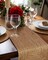 Jute Braided Table Runner - Rustic Farmhouse Table Runner (Natural) 13 x 36 inches